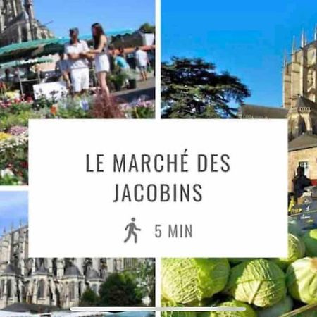 Appartements De Standing Centre Ville, Gare, Jardin,Terrasse Le Mans Exterior foto